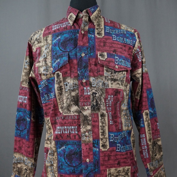 Wrangler Other - Vintage Wrangler X-Long Tails Men's Western Shirt